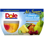 Dole Cherry Mixed Fruit No Sugar Add 16OZ 6-Pack