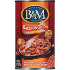 B&M Bacon & Onion Baked Beans 28OZ 12-Pack