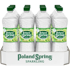 Poland Spring Lime Sparkling Water 33.8 OZ 12-Pack